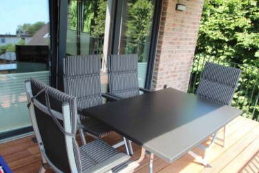 Balkon für sechs Personen