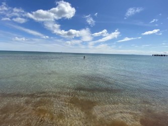 Ein Ostseebad im Mai